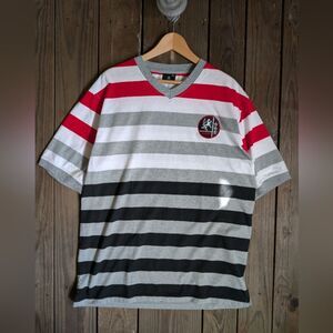 Red Ape Men's Striped Short Sleeve Tee XL